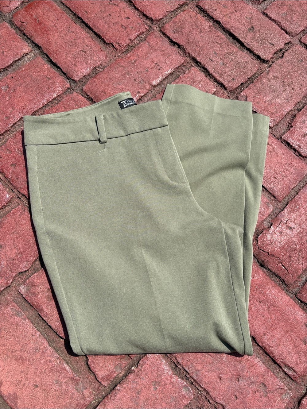 New York & Company Light Olive Green Women's Chinos